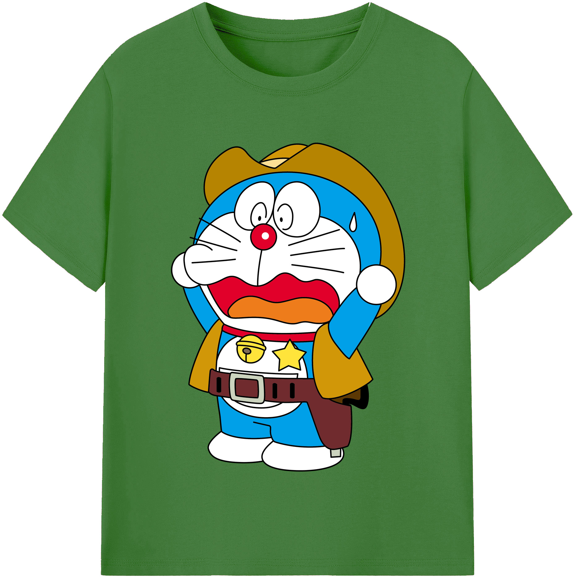 （画像用） ドラえもん Doraemon レディースカジュアルプリントTシャツ（綿100％）